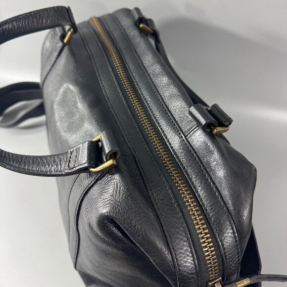 Madewell The Glasgow Satchel in Black - Picture 12 of 16